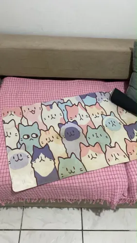 mouse pad gamer de gatinho