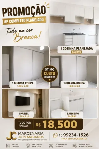 Móveis planejados apartamento completo