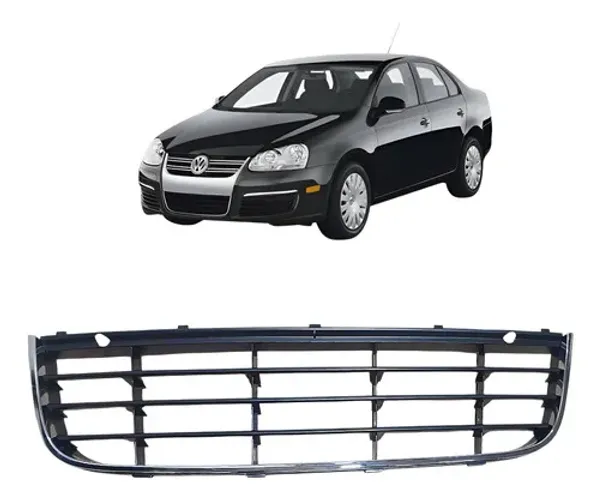 Grade Inferior Jetta 2006 2007 2008 2009 2010 Cromada Preto Cromado