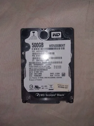 HD WD black 500GB