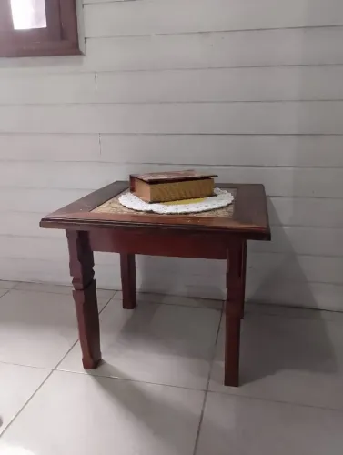Mesa de centro rústica 