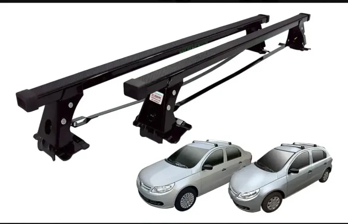 Rack De Teto Long Life Aço Gol G5 G6 G7 2008 A 2023 Voyage