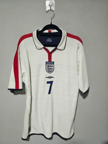 Camisa da Inglaterra 2004 Beckham original 