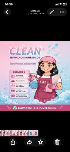 Cuidados e limpeza do seu lar?