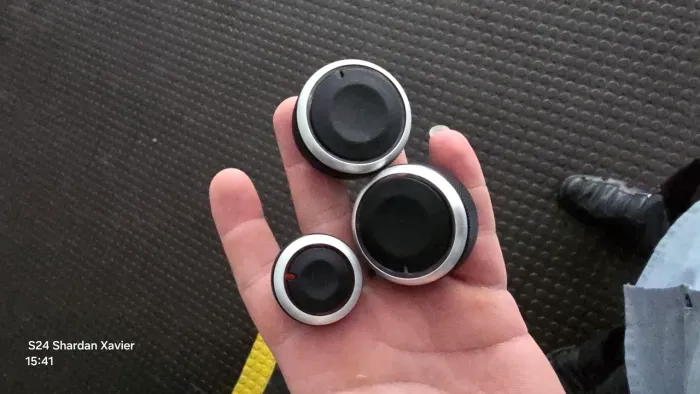 Botões para o ar condicionado golf analógico
