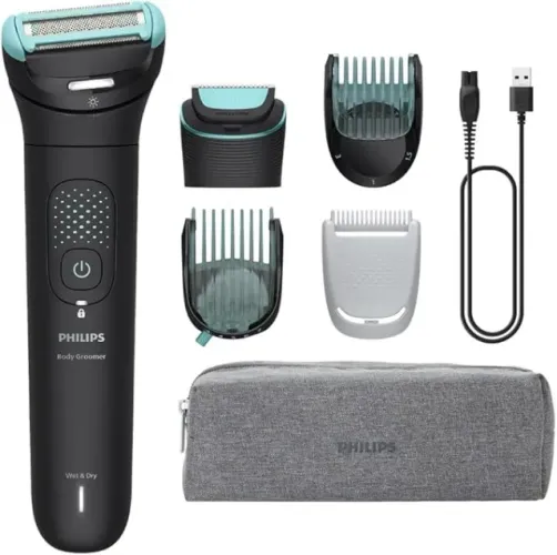 PHILIPS Aparador e raspador de pelos do corpo, à prova d'água, Bivolt, BG7470/15 - Novo