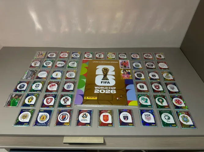 Álbum completo Copa 2026 - para colar (c/Brindes)