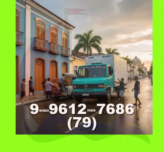 Frete na Coroa do Meio e Atalaia. Ligue agora 79 {9 9612}7686 J/Andrade.