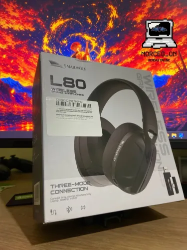 Headset Gamer Smailwolf L80 Tri-Mode Wireless - Máxima Imersão e Conforto!