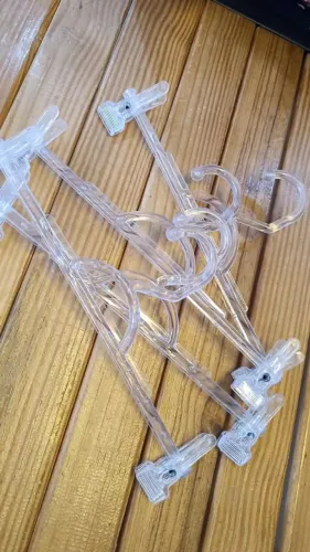 300 CABIDES DE ACRÍLICO COM PRENDEDOR