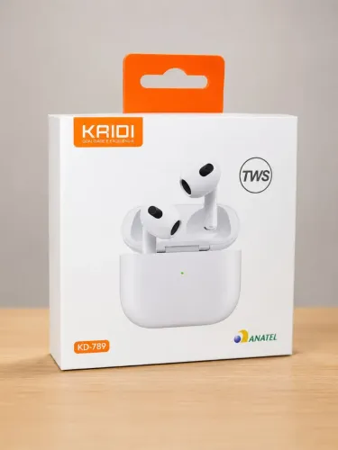 FONE DE OUVIDO BLUETOOTH KAIDI - ORIGINAL LACRADO