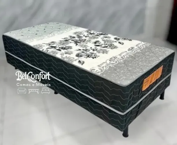 Cama solteiro de espuma cama box