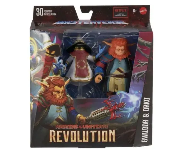 Masters Of The Universe Masterverse Revolution Pack Gorpo / Orko Gwildor Lacrado