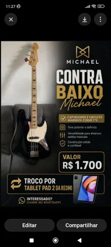 Baixo Michael Jazz bass