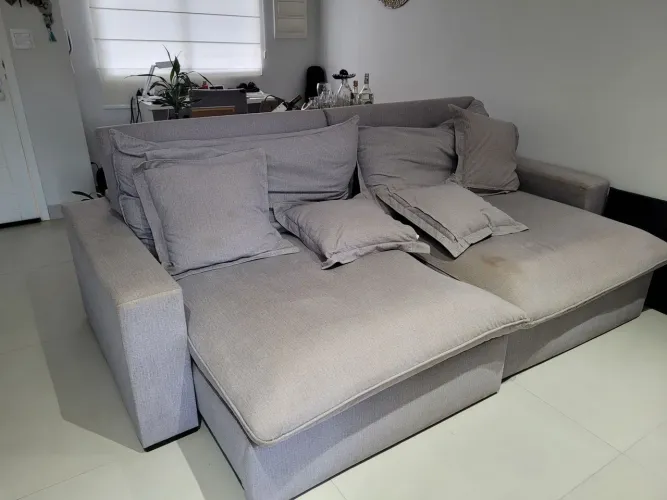 Sofá retrátil 4 lugares 2,60 mts