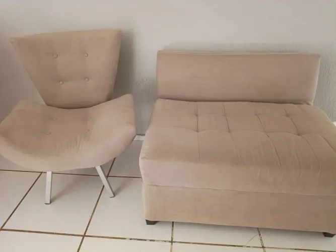 Poltrona+ sofá