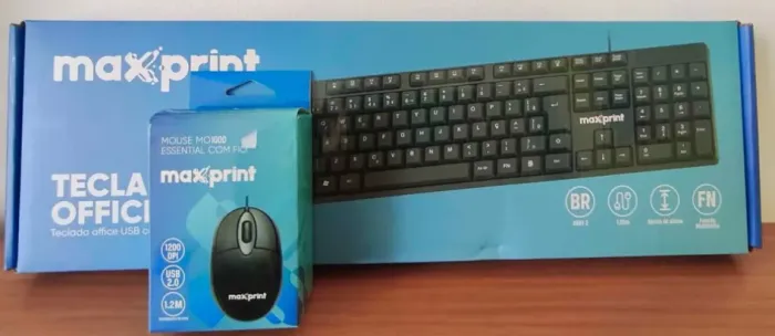 Kit teclado e mouse Maxprint office