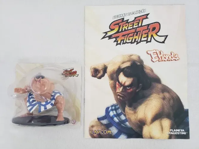 Personagem E.HONDA coleção Street Fighter Deagostini - Lacrado + Fascículo