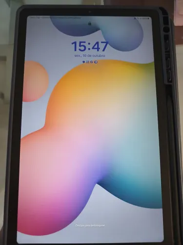 Samsung Galaxy Tab S6 Lite 4G + Wi-Fi 64GB - Impecável em Estado de Novo<br>
