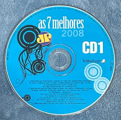 CD Duplo As 7 Melhores Jovem Pan 2008 - Mídias Originais