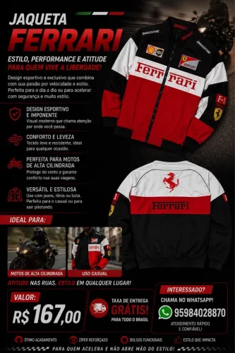 Jaqueta Ferrari 