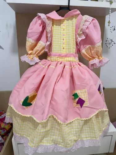 Vestido de Quadrilha Infantil