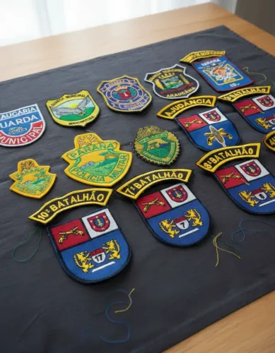 KIT COM 20 BRASÕES MILITARES DIVERSOS