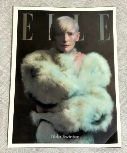 Tilda Swinton Revista Elle Brasil Capa Lenticular Edição Limitada