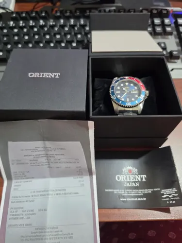 Orient submarine novo com nota e garantia