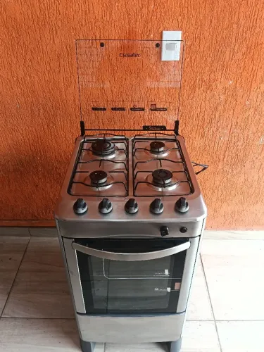 FOGÃO ESMALTEC INOX ELÉTRICO (FRETE GRÁTIS)