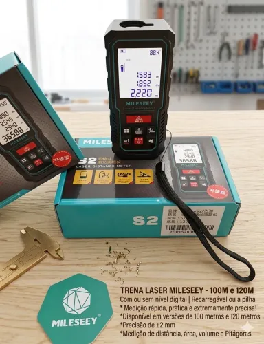 TRENA DIGITAL LASER MILESEEY - PROMOÇÃO 100M E 120M