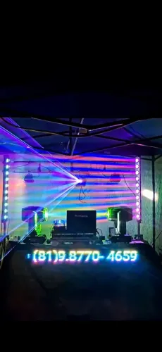 Dj som e iluminação para sua festa
