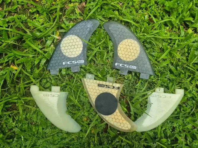 Quilhas FCS original K2.1 Kelly Slater + GX laterais