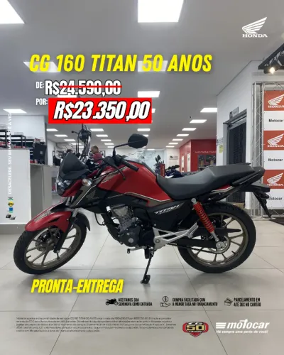 Honda CG Titan 160 50 anos 0km