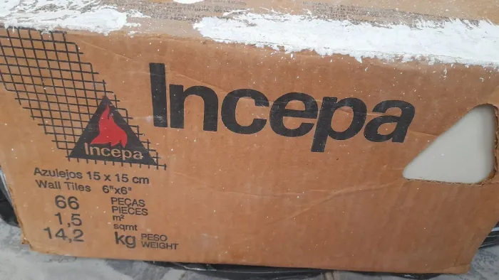 Azulejo incepa 15 X 15 ,R$1,00 cada mínimo 30 peças por compra.retirar em são bernardo SP