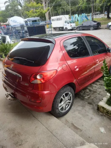 amortecedor da tampa traseira Peugeot 207