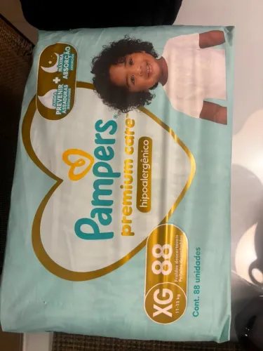 fralda pampers premium care xg 88 unidades
