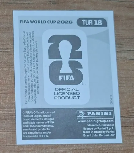 Figurinha copa 2026 - TUR 18 Baris Alper Vilmaz