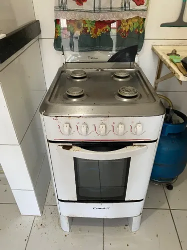 Fogão funcionando 3 bocas