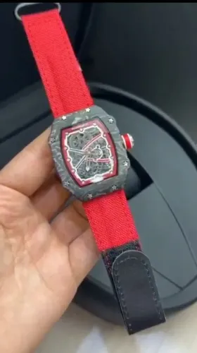 Relógio Masculino Richard Mille Esportivo Pulseira Nylon Premium