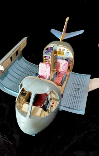 Avião da Barbie para histórias incríveis de sua filha!