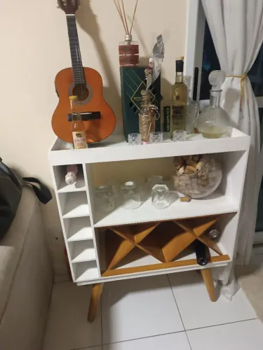 Aparador Adega Bar Retrô com Pés Palito - Lindo e Conservado