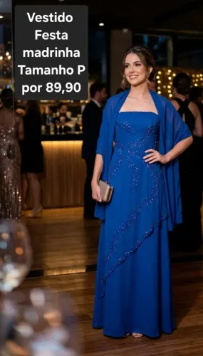 Vestido de festa madrinha