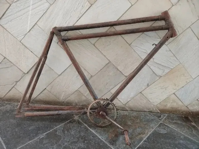 Quadro de Bicicleta Antiga Vintage - Decoração