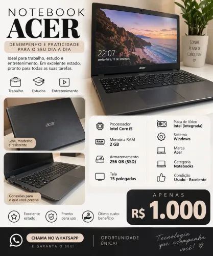Vendo Notebook 