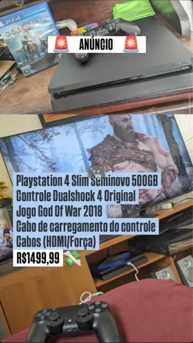 PS4 SLIM 500GB