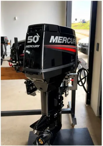 Mercury 50HP Partida Elétrica Auto Lub Novo 3 Anos Garantia - Forte Náutica 