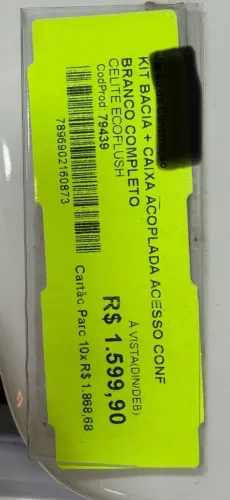 Vaso acoplado celite acesso