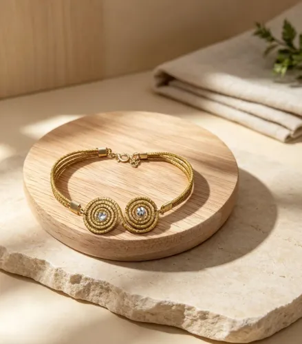 Pulseira em Capim Dourado