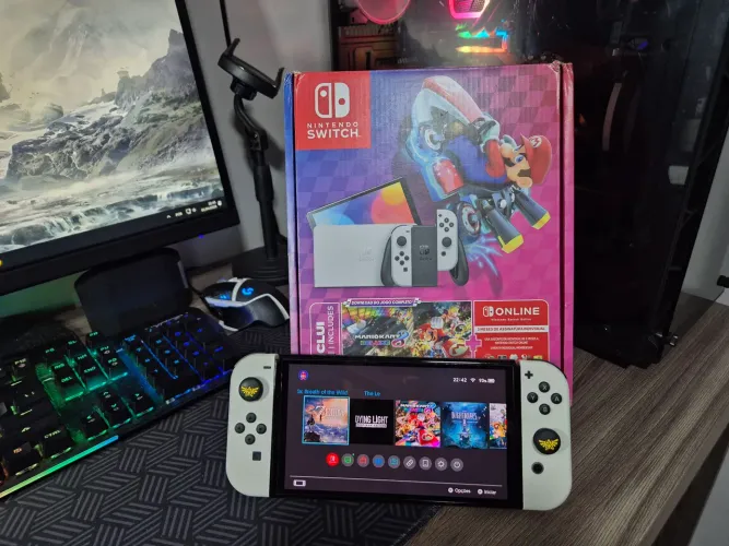 Nintendo switch Oled DESTRAV. 256g (Entrego em Santos)
